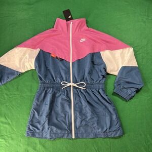 Nike Jacket Womens Small Windbreaker Loose Fit Retro CJ2046